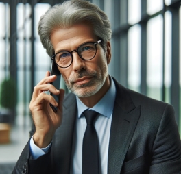 Osoba dzwoni przez telefon